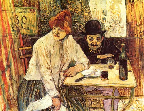 Henri de Toulouse-Lautrec - "A la mie" - 1891