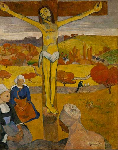 Paul Gauguin, Il Cristo giallo, olio su tela, cm 92x73 cm, 1889, Albright-Knox A. G., Buffalo