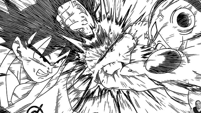 L'epico scontro tra Goku e Freezer nel manga campione di vendite "Dragonball"