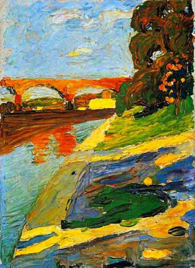 Wassilij Kandinskij - Monaco - Il fiume Isar