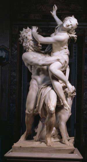 Gian Lorenzo Bernini, Ratto di Prosperina, 1621-1622, marmo, Galleria Borghese, Roma