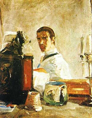 Henri de Toulouse-Lautrec - "Autoritratto" - 1880