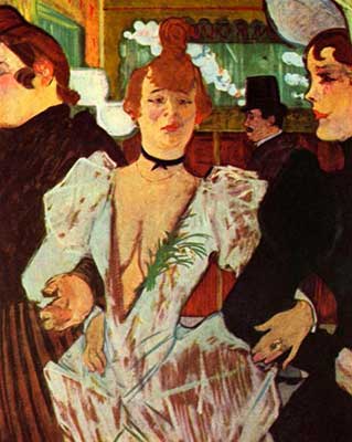 Henri de Toulouse-Lautrec - "La Golosa entra al Moulin Rouge" - 1891
