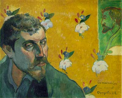 Paul Gauguin, Autoritratto (I miserabili), 1888, olio su tela, cm 45 x 55, Van Gogh Museum, Amsterdam