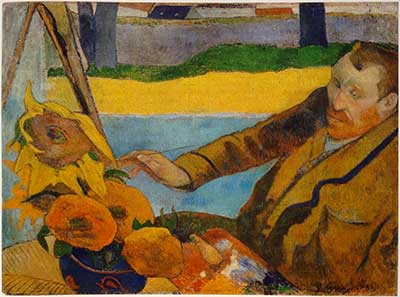 Paul Gauguin, Van Gogh mentre dipinge i girasoli, 1888, cm. 73x91, Van Gogh Museum. Amsterdam