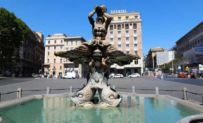 Gian Lorenzo Bernini - Fontana del Tritone - Piazza Barberini, Roma