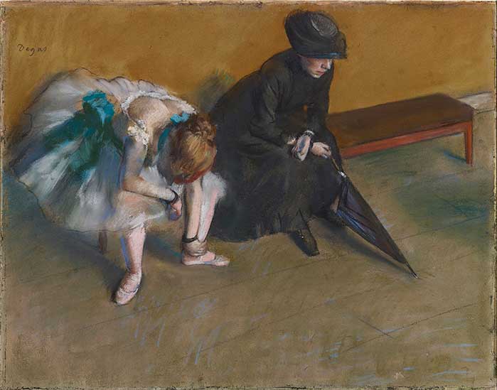 Edgar Degas - L'attesa - 1880