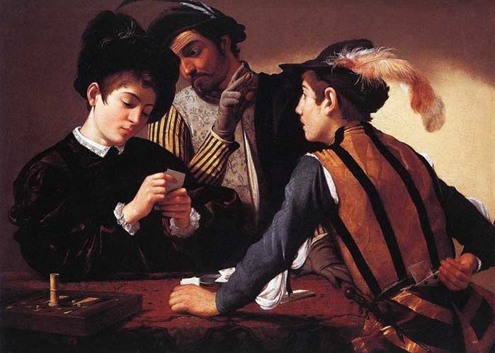 Caravaggio - "I bari" - 1596