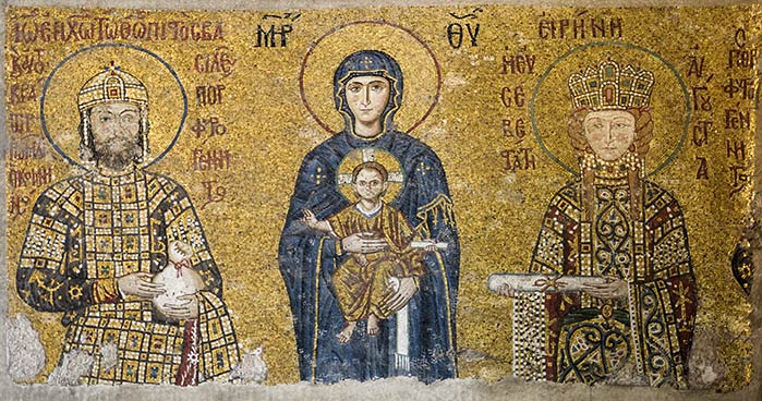 Un esempio di mosaico bizantino