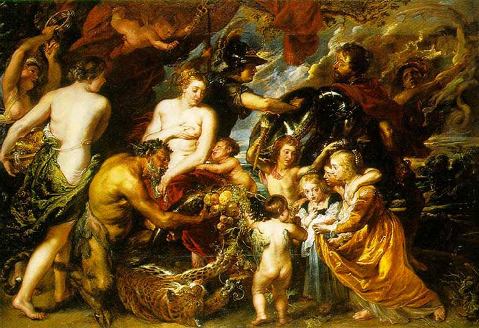 Lo sfarzo e l'abbondanza delle carni ritratte da Rubens
