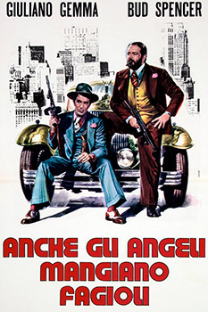Locandina italiana di "Anche gli angeli mangiano fagioli"