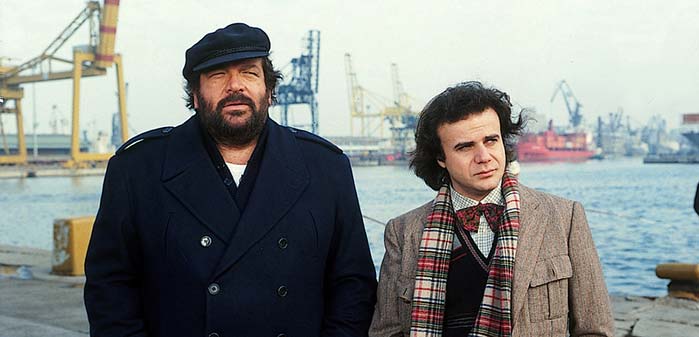 Jerry Calà e Bud Spencer in Bomber