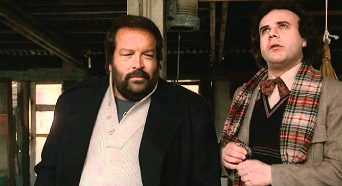 Bus Spencer e Jerry Calà in "Bomber"