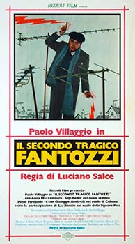 Locandina di "Il secondo tragico Fantozzi"