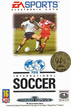 "FIFA International Soccer" nella sua prima incarnazione per SEGA Mega Drive