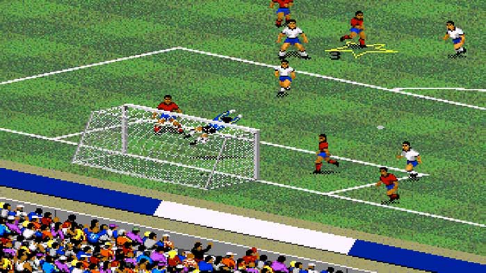 "FIFA International Soccer" nella sua prima incarnazione per SEGA Mega Drive