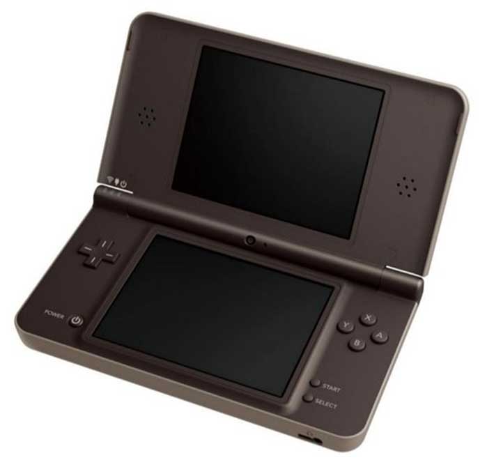 Il Nintendo DSi XL, versione marrone