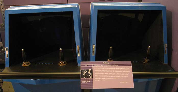 I cabinati dell'epoca di "Galaxy Game"