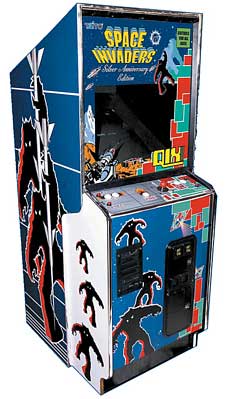 "Space Invaders"nel suo cabinato d'epoca