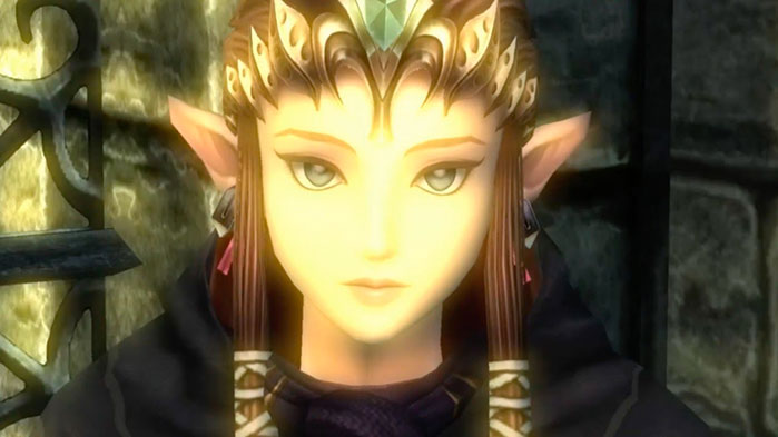 La Principessa Zelda, così come appare in "Twilight Princess"
