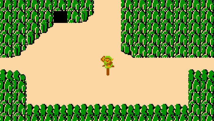 Il primo "The Legend of Zelda" del 1986 per Nintendo Entertaiment System