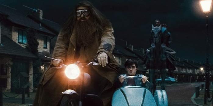 Rubeus Hagrid va a prendere Harry Potter