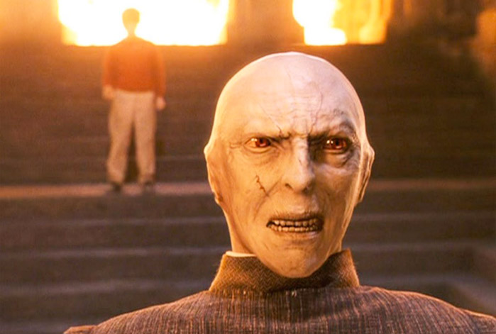 Lord Voldemort nel corpo di Raptor