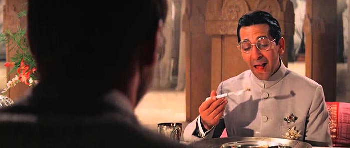 Indiana Jones a cena dal Maharaja