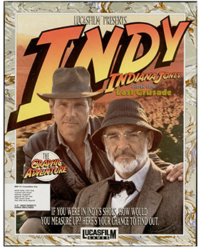 La copertina de "Indiana Jones e l'ultima crociata"
