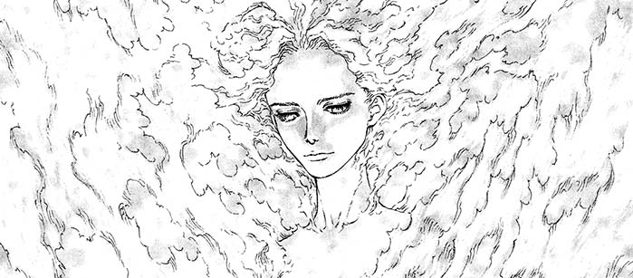 La potentissima, grande strega Flora, che si dimostrerà magnanima con Gatsu e Caska
