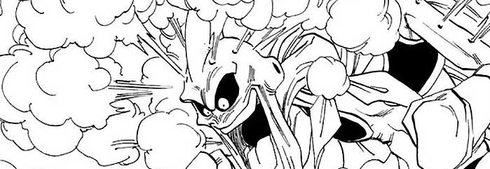 Buu dopo aver espulso la parte buona