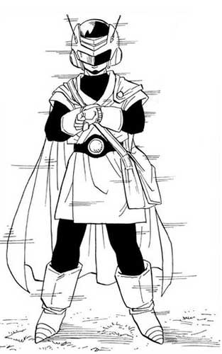 Gohan mascherato da Great Saiyaman