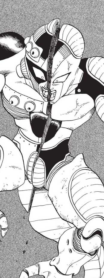 La morte di Freezer, tagliato a pezzi da Trunks