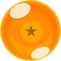 Una sfera del drago terrestre, in questo caso la numero uno