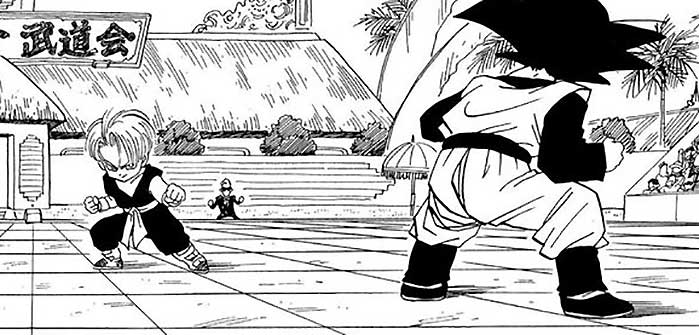 Trunks VS Goten