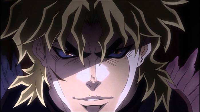 Dio Brando, il crudele vampiro arci-nemico di Jojo