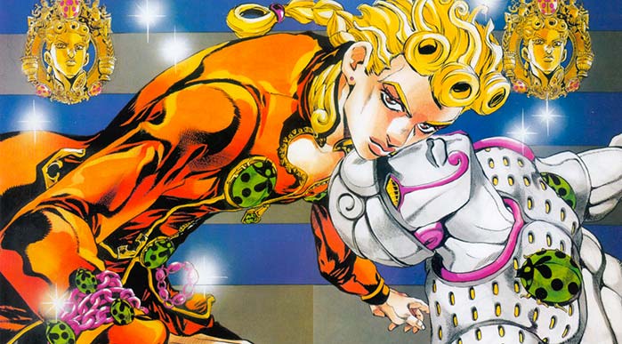 Giorno Giovanna con il suo Gold Experience