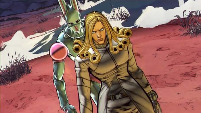 Il Presidente Funny Valentine con il suo tremendo stand, Dirty Deeds Done Dirt Cheap