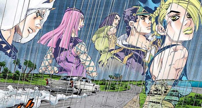 Il finale di Stone Ocean, nel nuovo universo creato dopo la morte di Padre Pucci