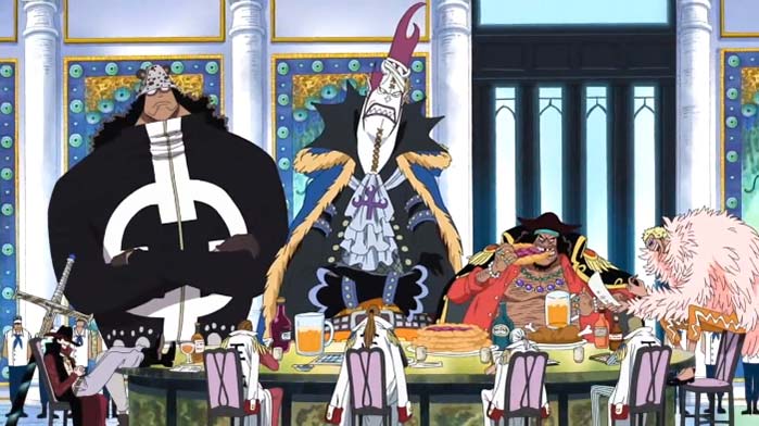 La flotta dei sette in One Piece