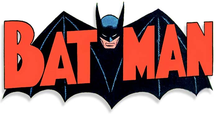 Il logo di Bat-Man, il famosissimo uomo-pipistrello divenuto icona mondiale