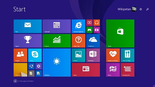 La nuova interfaccia Metro di Windows 8