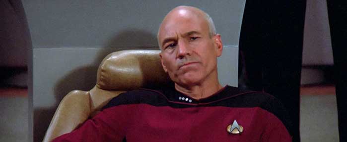 Il famoso Capitano Picard e la sua calvizie